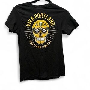 Black Portland Timbers Graphic T-Shirt